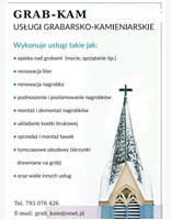 GRAB-KAM usługi Grabarsko-kamieniarskie